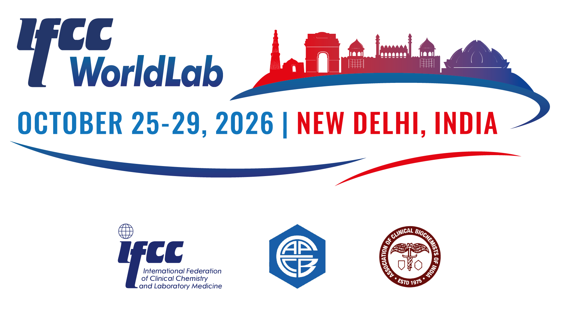 IFCC WorldLab 2026 New Delhi Logo